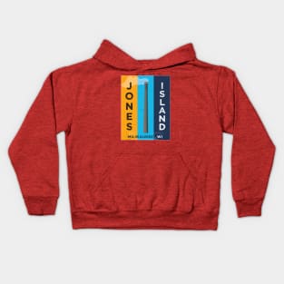 Jones Island Smokestack • Milwaukee, WI Kids Hoodie